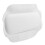 2pcs Bathtub Pillow Headrest Sucker White Pvc 11