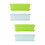 4Sets Durable Plastic Vegetable Growing Pots Rectangular Home Planters 6