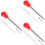 3Sets Practical Meat Injection Tool Dishwasher Safe Cooking Injector 6