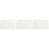 3St Witte Bandeau Tube Top Dames Elastisch En Padding Comfort 4