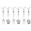 6Pcs Baby Cartoon Metal Fork Spoon Set Rabbit Shape Comfortable Handle 6