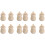 12Sets Kinder DIY Schilder Eikel Sets Model Educatief Speelgoed 2