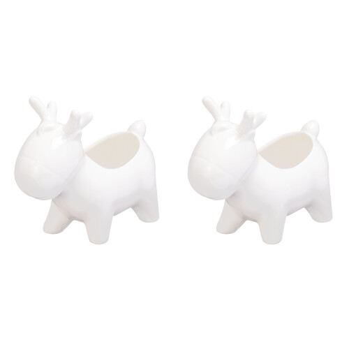 2Pièces Pots À Succulentes Ceramique Adorable Pour 1