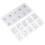 3Pcs Tools Nails Manicure Kits Durable Metal Plastic Assorted Colors 10