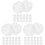 60Pcs Clear Plastic Outlet Plug Covers Childproof Socket Protectors 2