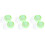 6Pcs Puff and Container Set for Body Powder Storage Use 4