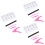 3Pcs Tools Nails Manicure Kits Durable Metal Plastic Assorted Colors 7