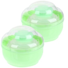 6Pcs Puff and Container Set for Body Powder Storage Use