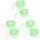 6Pcs Puff and Container Set for Body Powder Storage Use 2