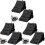 6St Duurzame Antislip Wig Stop Control Zwart 2
