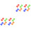 16Pcs Ergonomic Plastic Dumbbells for Children Kindergarten Exercise 4
