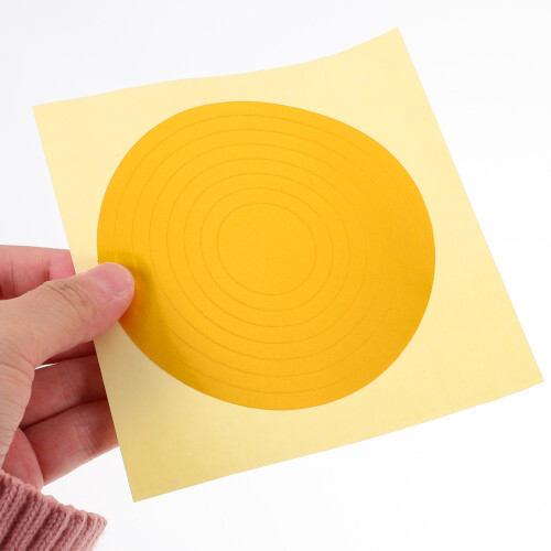 Waterdichte Gele Drukmeter Decals Met Reflecterende Folie 2