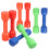 16Pcs Ergonomic Plastic Dumbbells for Children Kindergarten Exercise 8