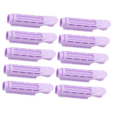 10pcs Hair Roller Clips for Bangs Curling and Volumizing Root Lift, Lightweight DIY Styling for Women