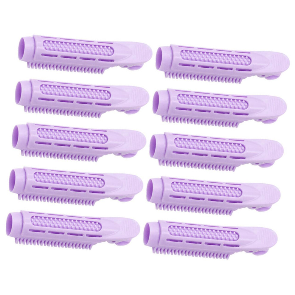 10pcs Hair Roller Clips for Bangs Curling and Volumizing Root Lift, Lightweight DIY Styling for Women