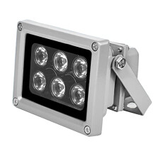 850nm IR Illuminator for Security Camera, IP65 Waterproof Infrared Light with Wide 90 Beam and Automatic Sensor