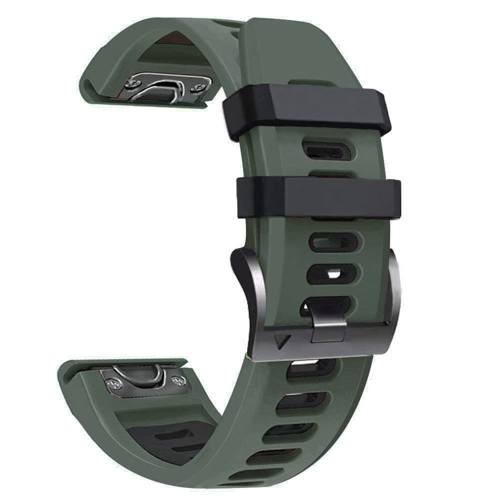 Silicone Band 26Mm Quick Fit Strap Replacement For Garmin Fenix 7X D2 Mk1 Enduro Tactix 7 Pro 9044945208696