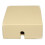 RJ11 Telephone Jack 4P4C Socket Box with Easy Surface Mount Installation and Secure Fit 4