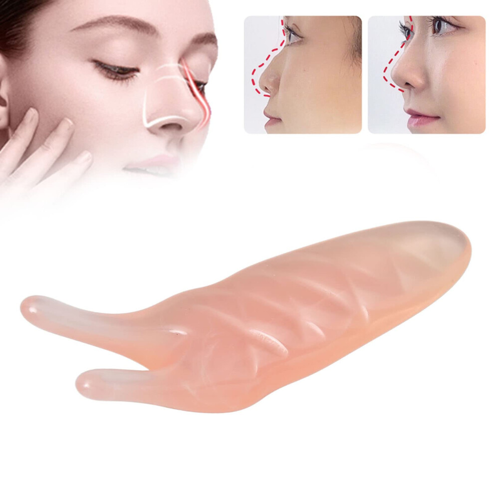 Gua Sha Face Massage Tool Nose Bridge Corrector for Puffiness Reduction and Blood Circulation