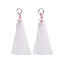 2pcs Soap Saver Bag with Gentle Exfoliating Foaming Net for Rich Lather and Shower or Travel Use