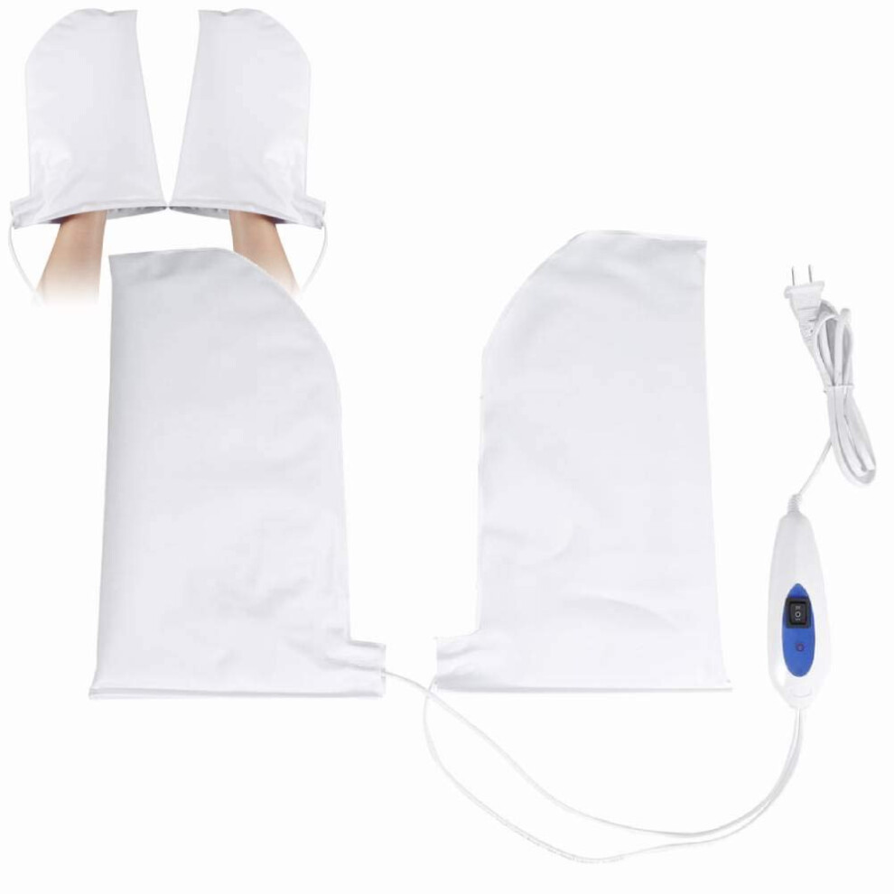 Heated Mitts with Far Infrared Heat Therapy for Paraffin Wax Hand Spa and Arthritis Relief