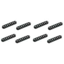 Cable Organizer for Desk and Car with Adhesive Cable Clips, 8pcs Cord Holders for Charging Cables