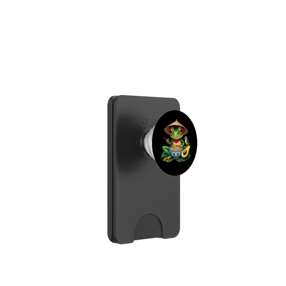 Kawaii Frog Ramen Magsafe Compatible Anime Phone Grip With Japanese Artwork 9044945209334