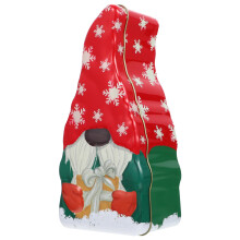 Christmas Cookie Tins with Lids, Festive Holiday Metal Storage for Cookies and Candy, Snowflake Design