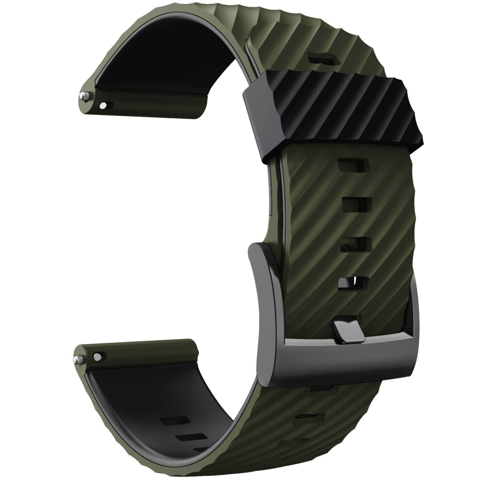 Replacement Watch Band 24Mm Silicone Strap Adjustable Quick Release For Suunto 9 7 D5 Spartan Sport 9044945209501