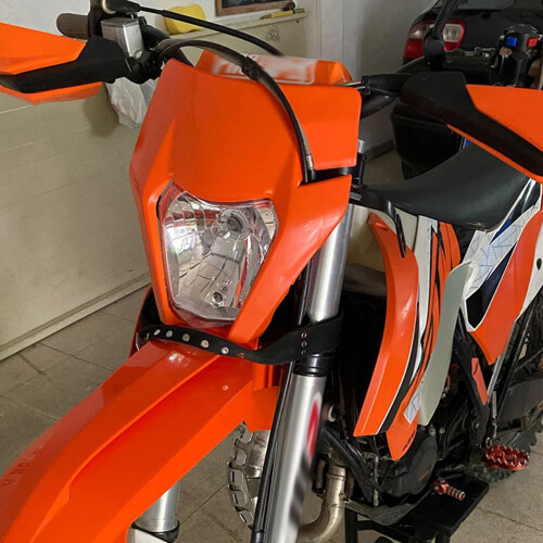 2Stk Kunststoff Frontlicht Hülle Orange Für Offroad Einsatz 2