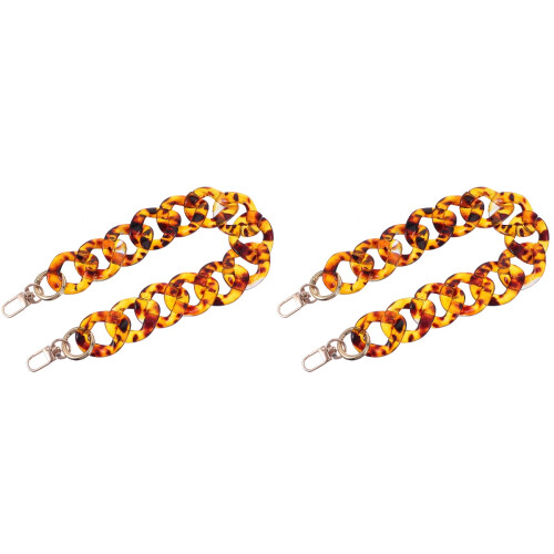 2Stk Bag Chain Acryl Praktisch Riemen 1