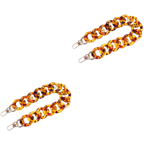 2Stk Bag Chain Acryl Praktisch Riemen 2