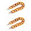 2Stk Bag Chain Acryl Praktisch Riemen 5