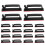 100Stk Kabelmanagement Clips Klebehalter Selbstklebend Schwarz 2