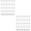 400Pcs Silver Plastic Mounting Clips for LED Rope Light Cable Fixing 7