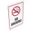 2Stk Aluminium Warnschild Rauchverbot Für Haushalt Gewerbe 2