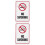 2Stk Aluminium Warnschild Rauchverbot Für Haushalt Gewerbe 7
