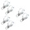 6Stk Blinkerhalter Weiß Metall Einfache Frontgabelmontage 8