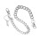 2Stk Robuste Silber Fashion Trouser Chain Modisches Accessoire 11