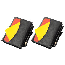 20Sets Multifunktionale Schiedsrichter Karten PVC Tragetasche