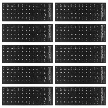 20Sheets Laptop Keyboard Stickers Spanish for Beginners