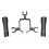 2Sets Vielseitiger Halter Für Drohne Und Floodlight Support 8