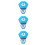 3Stk Sky-Blue 20 Min Sanduhr Hexagonal Timer 8