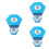 3Stk Sky-Blue 20 Min Sanduhr Hexagonal Timer 6