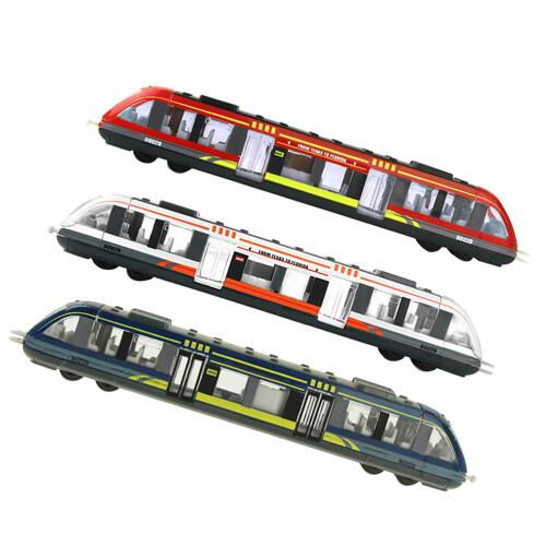 12Stk Kinder Zugset Simulation Spielzeug Metall Robust Farben 1