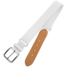 3Pièces Ceintures Baseball Blanches Stretch Réglables Pour Styles