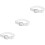 3Pièces Ceintures Baseball Blanches Stretch Réglables Pour Styles 7