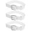 3Pièces Ceintures Baseball Blanches Stretch Réglables Pour Styles 10