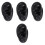 4Pièces Silicone Noir Durable Pour Formation Piercing 3