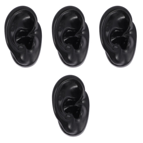 4Pièces Silicone Noir Durable Pour Formation Piercing 2
